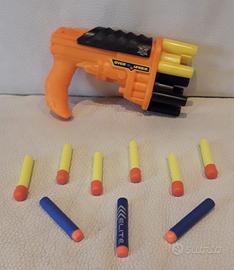 Pistola Spara Dardi con 2 caricatori girevoli, Top