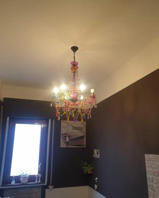 lampadario  multicolore 