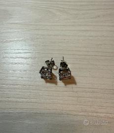 Orecchini lobo brillante grande