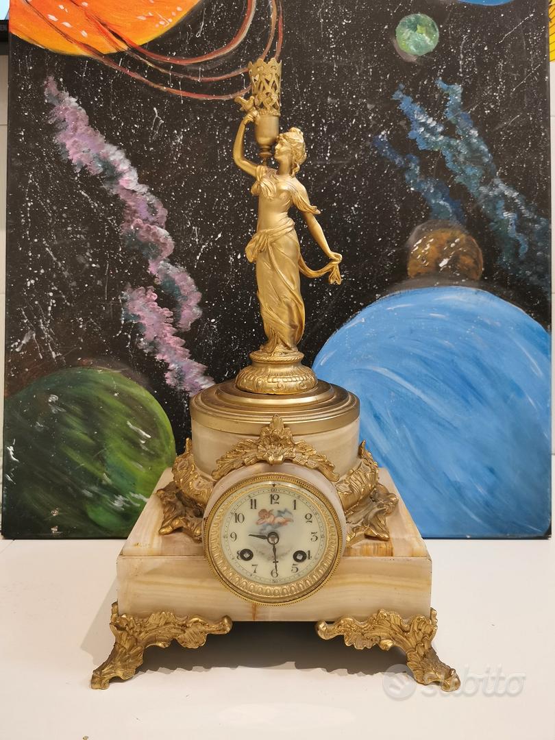 Antico orologio francese da tavolo XIX secolo