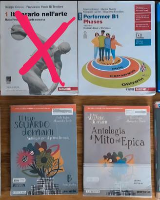 libri di testo liceo scientifico (1a & 2a)