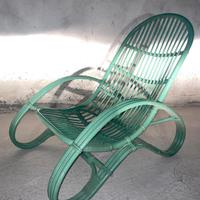 poltrona in midollino