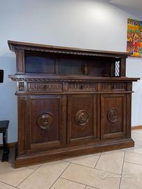credenza in noce