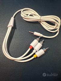 Audio/Video rca av tv cavo per iPod