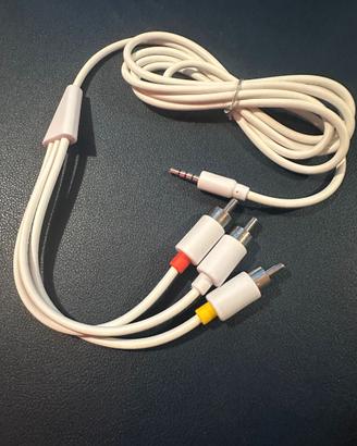 Audio/Video rca av tv cavo per iPod