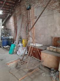 Stadera antica da restaurare