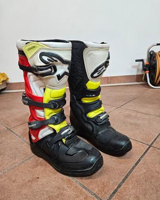 stivali, pantaloni cross alpinestar