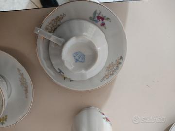 Set porcellana DBP da tè anni 60