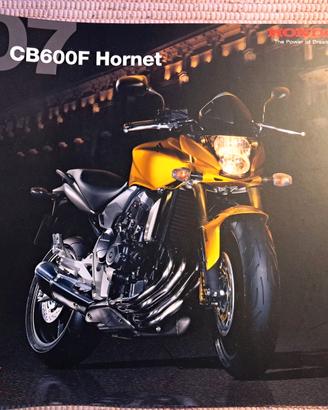 Depliant Catalogo Honda CB600F Hornet 2007 nuovo