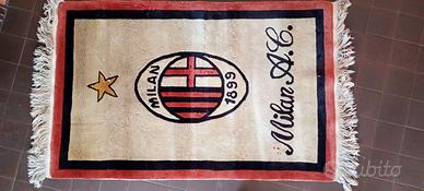 Tappeto Milan 1899 ufficiale anno 1995 102x64cm