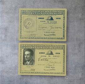 Lotto tessere storiche ANCR  Federazione 
