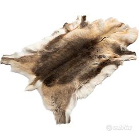 tappeto pelliccia di renna