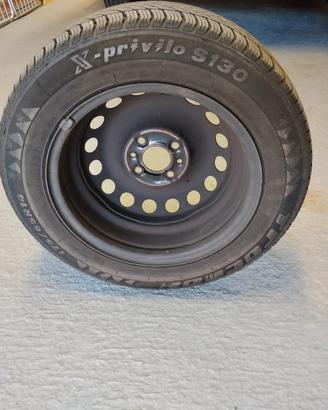 GOMME DA NEVE + CERCHI PER FIAT PANDA