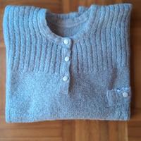 Maglione d'angora color beige misura M/L