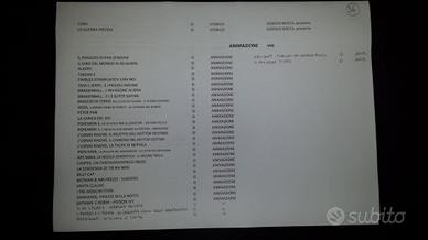 Videocassette VHS originali per ragazzi e bimbi