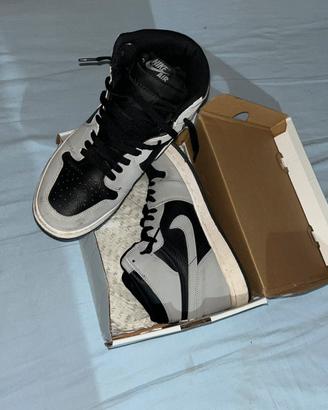 Nike Air Jordan 1 High Grigio Nero