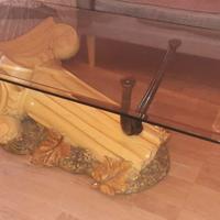 Tavolino  da salotto - Resina e Cristallo