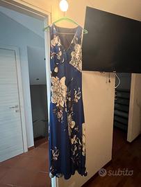 Vestito lungo cerimonia motivi