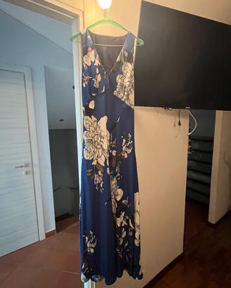 Vestito lungo cerimonia motivi