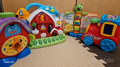 Giochi  Fisher Price+ Chicco -Musicali didattici