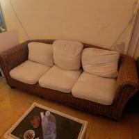Divano in rattan 