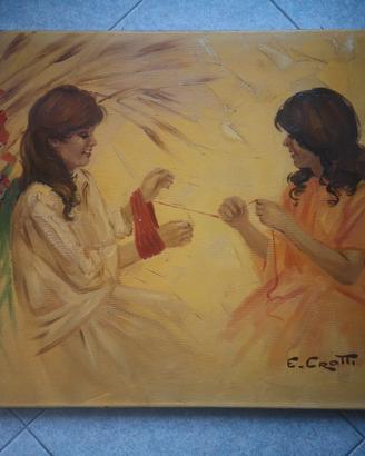 Emilio Crotti (1943). Olio su tela del 1976