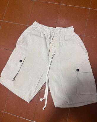 Pantaloncini cargo baige ragazzo