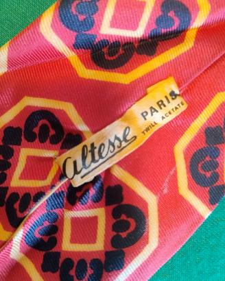 Cravatta Vintage Pin-Up Altesse Paris 50s 60s