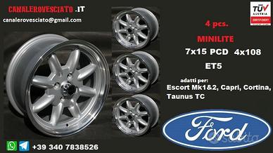 Cerchi MINILITE MINILIGHT 7x 15 4x108 et05 ford