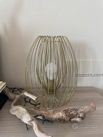 Lampada design oro