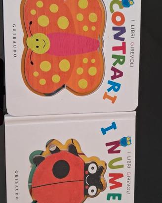 Lotto 2 Libri Girevoli Gribaudo - I Contrari + I N