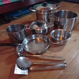 Set pentole di acciaio inox