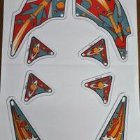 Flipper Gottlieb Star Trek set plastiche