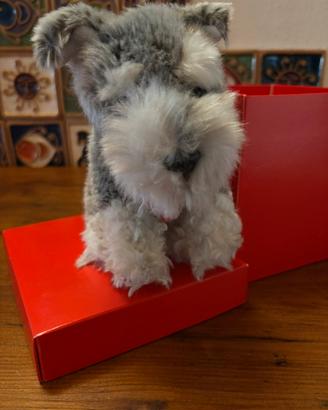 Peluche cane schnauzer piccolo