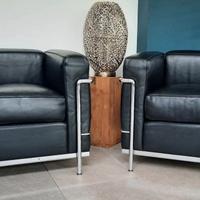 Coppia di Poltrone LC2 in pelle nera by ALIVAR