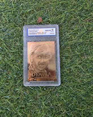 Carta wcg 10 Princess Diana 1997 23K gold
