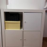 Kallax scaffale ikea bianco