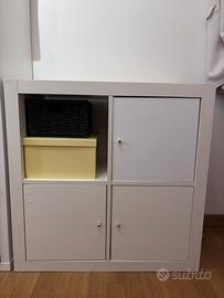 Kallax scaffale ikea bianco