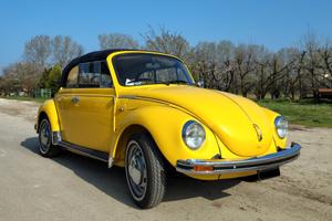 Maggiolone d'epoca Cabrio 1976 Giallo