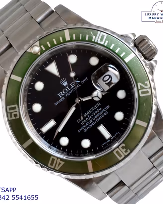 ROLEX Submariner 16610LV RRR Kermit Full Set 2008