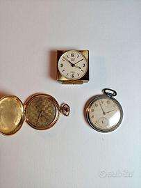 Lotto di 3 orologi vintage meccanici, Chronomètre