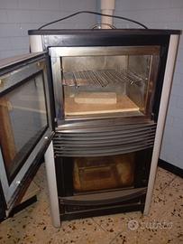 Stufa a pellet con forno