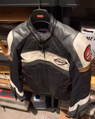 Giacca moto pelle marca SUOMY tg 48