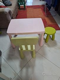 tavolino per bimbi fino a 6 anni