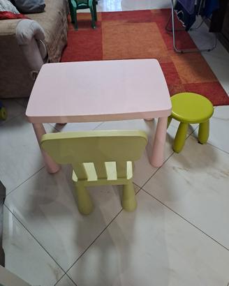 tavolino per bimbi fino a 6 anni