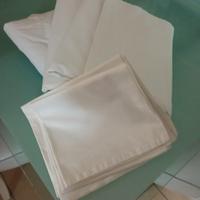 Lotto di lenzuola bianche