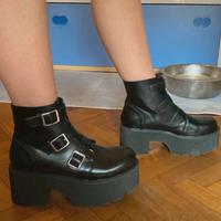 tacchi emo/goth shein 38/39