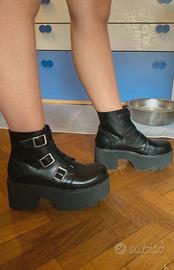 tacchi emo/goth shein 38/39