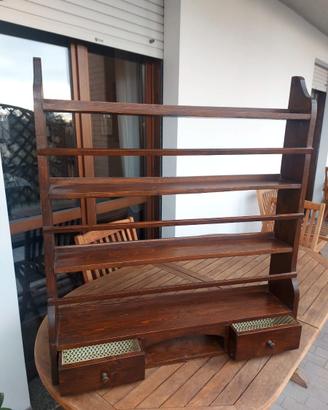 Piattaia in legno massello