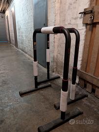 Barre per dip TS 100 regolabili e compatte

